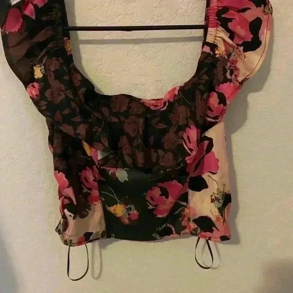 Free People Mimi Off The Shoulder Retro Combo Top Size S